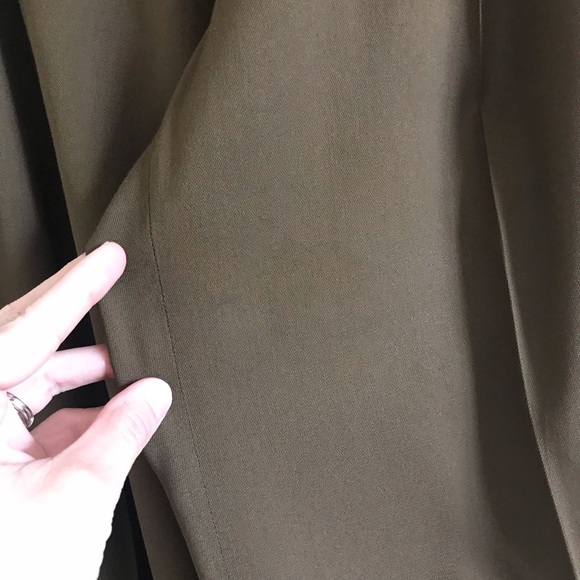 Vince Wide Leg Oversized Trouser Pants Brown Size 2 - Picture 13 of 16